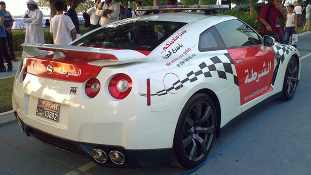Abu Dhabi police car