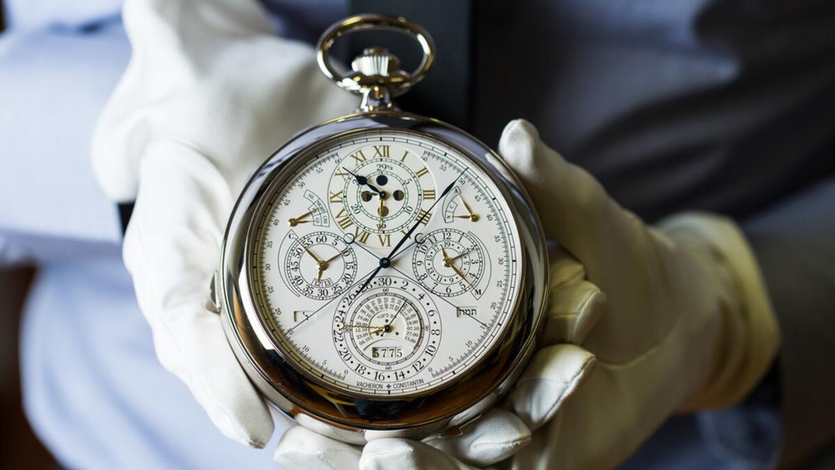 Vacheron Constantin 57260 at $8 million: This watch took 8 years to design and create, and is estimated to have been commissioned for $8 million for a private client. (hodinkee.com)
