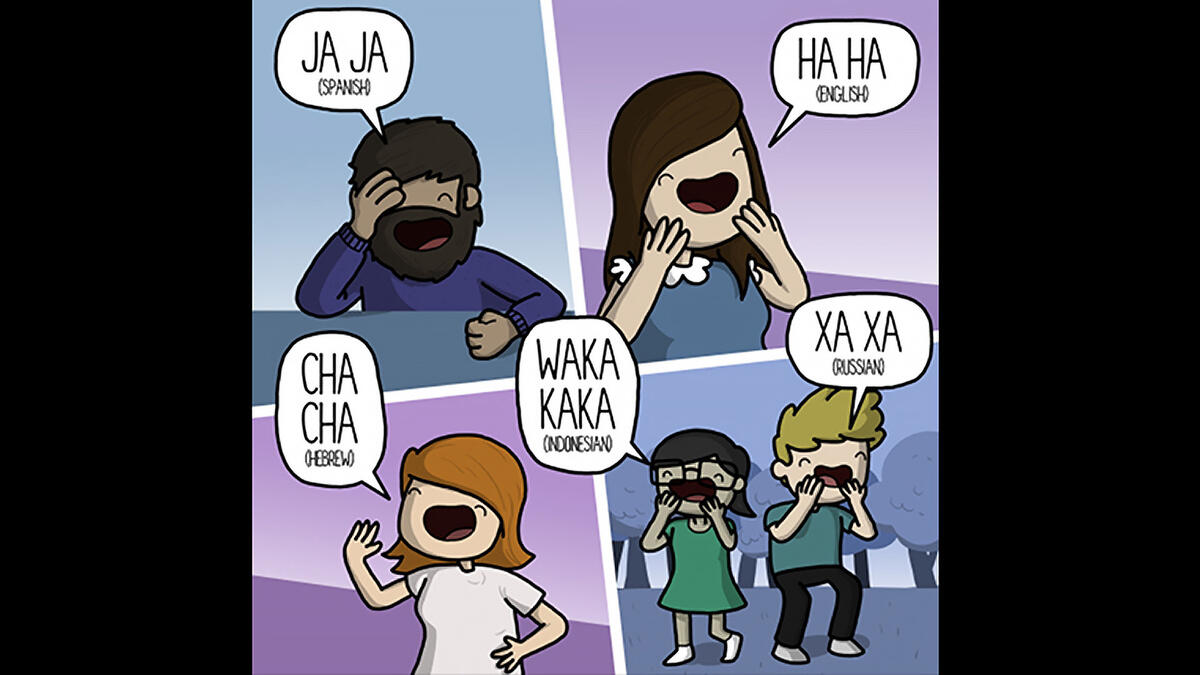 how to laugh in hebrew