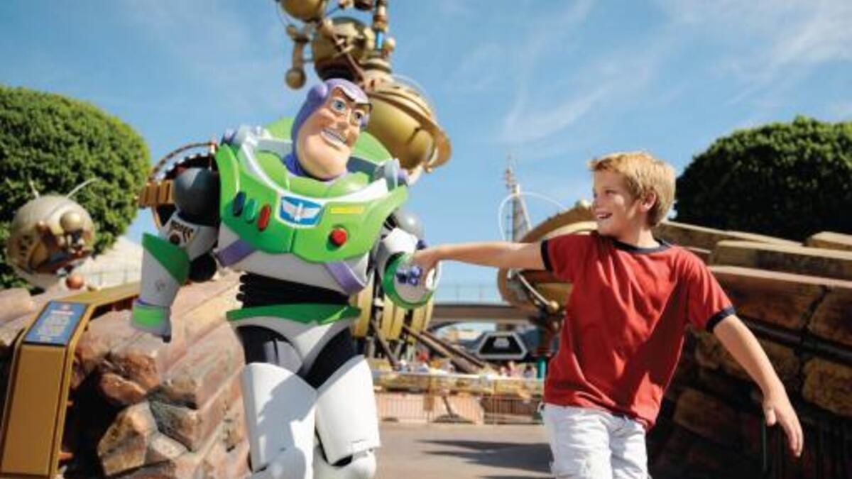 "Toy Story character" Buzz Lightyear is one of the famous characters in Disneyland. (attraction-tickets-direct.co.uk)