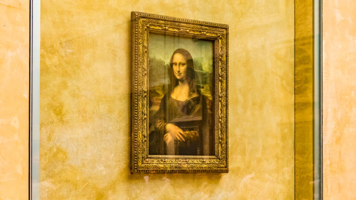 The famous Mona Lisa at the Louvre Museum.  (Shutterstock/ File)