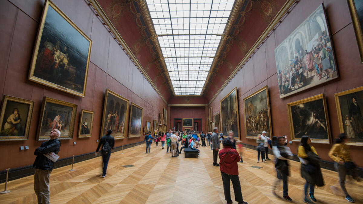 People Visiting the Louvre Museum. (Shutterstock/ File)