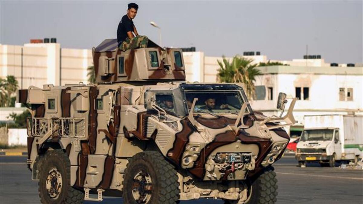 Consolidating Power:

Haftar began consolidating his power and established the new Libyan National Army, loyal to the Tobruk-based government. Opposing militias grouped together to become a collective known  as Libya Dawn, which has been described as the army of the Tripoli-based government.

(Photo: LNA forces. AFP)