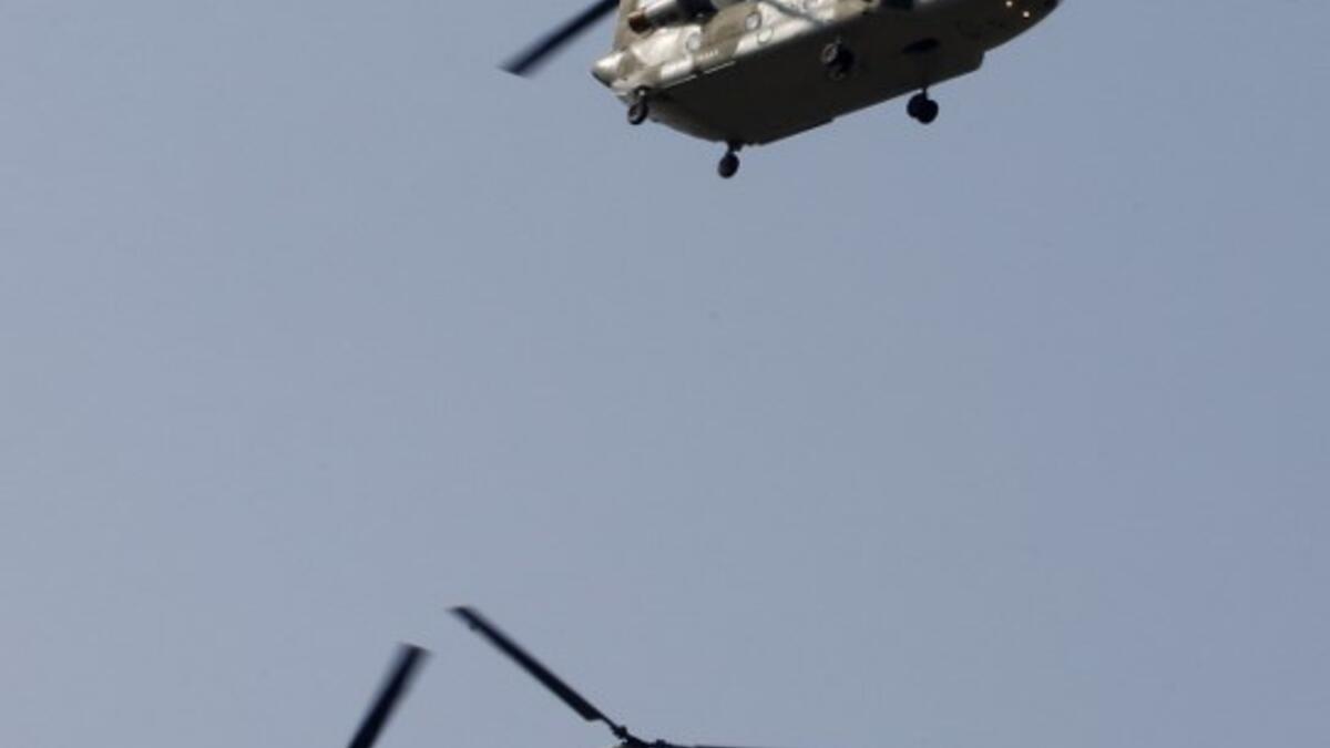 And then there are the towering helicopter's. April 18, 2018 in Tehran. ATTA KENARE / AFP
