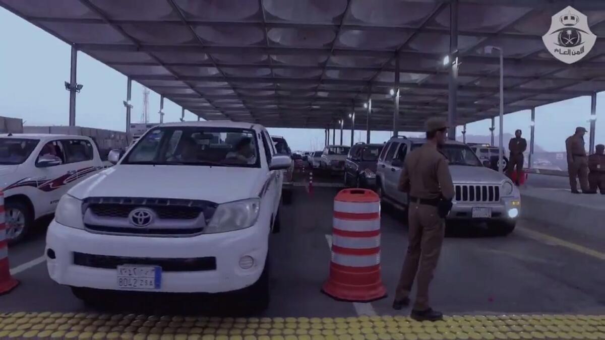 Saudi Checkpoint