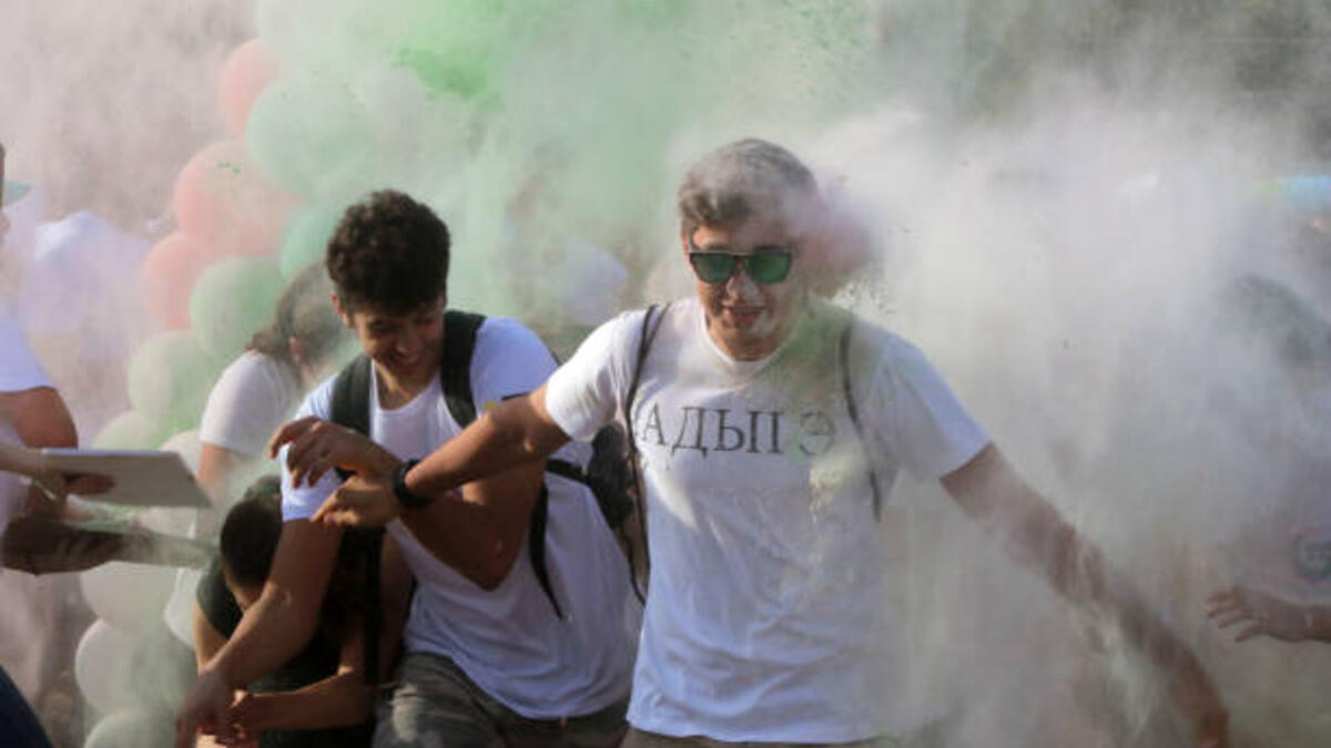 Jordan Plays Host To Color Festival. (gettyimages.co.uk)