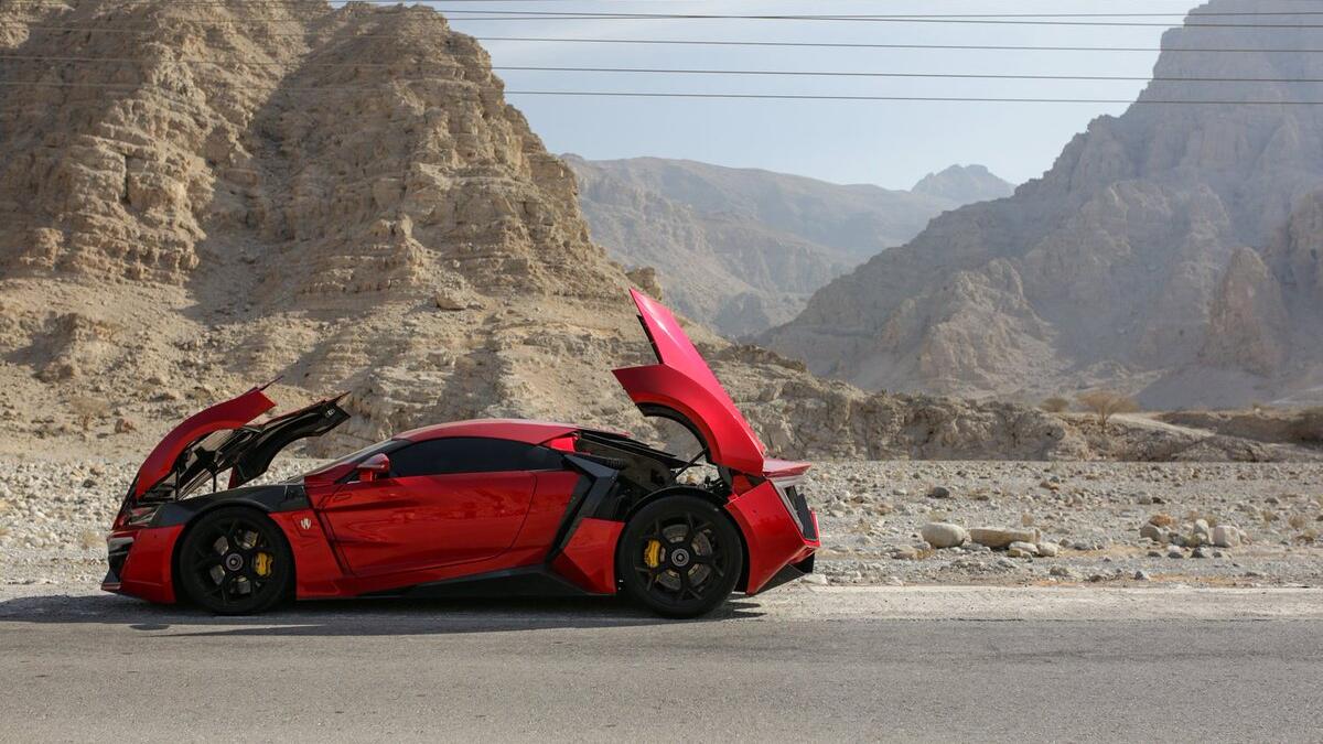 Lykan Hypersport – $3.4 million The headlights being made of, urm, 240 15-carat diamonds and then there are the LED blades made of 420 15-carat diamonds. And all the gems are customizable/Twitter