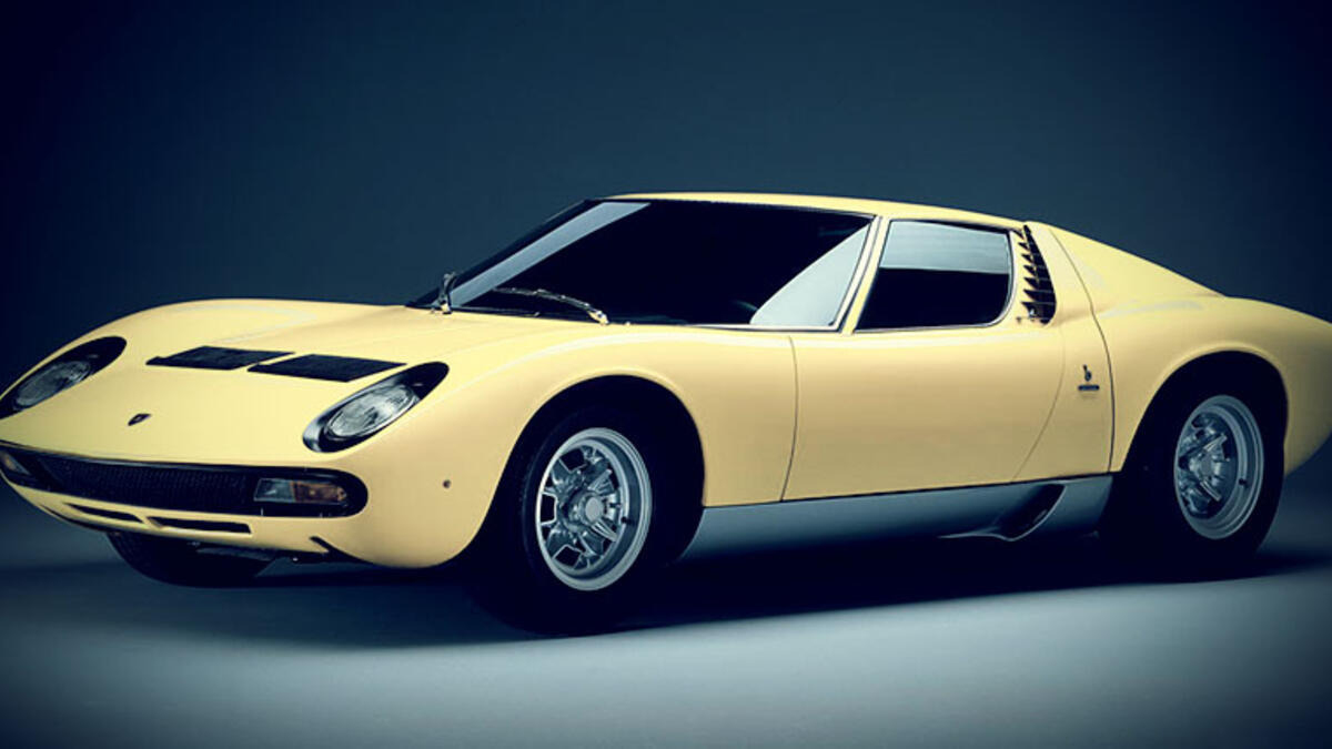 3- لامبورغيني ميورا (1966-1972) Lamborghini Miura