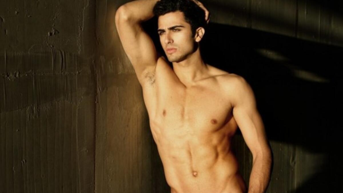 Iraqi-American model Alexander Uloom