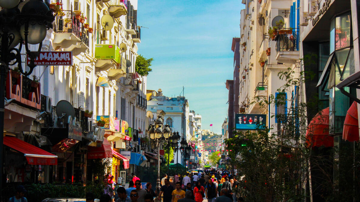 Tunisia downtown. (staticflickr.com)
