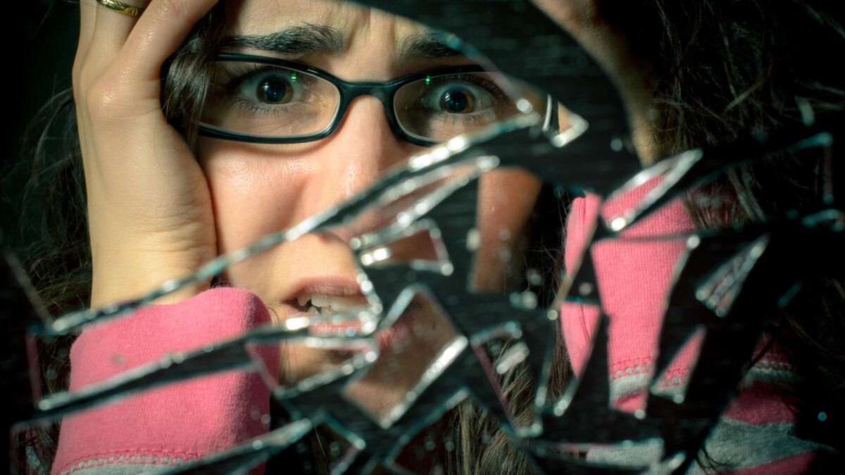 Breaking a mirror is believed to bring you bad luck for seven years. However, looking through a broken one means you will die soon. (Shutterstock/ File Photo)