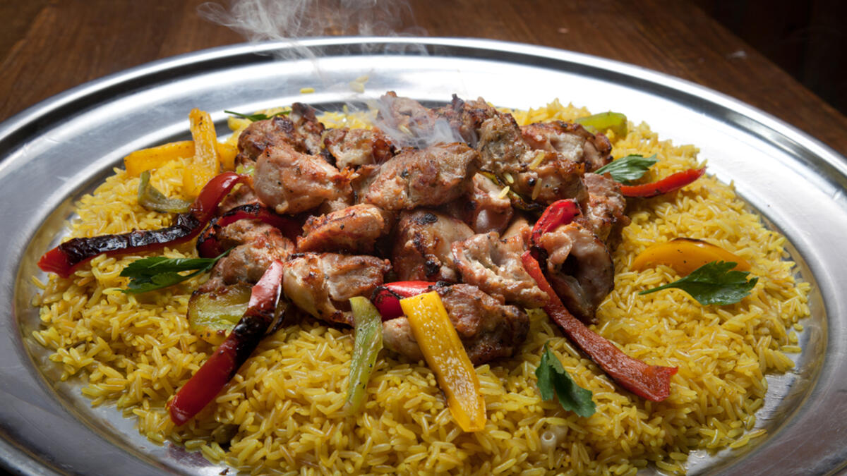 Kabsa is a family of mixed rice dishes that originates from Saudi Arabia. (Shutterstock/ File)