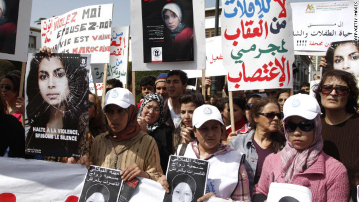 In 2014, Morocco repealed article 475 of the penal code which gave rapists immunity through marriage. Activists have said that much more remained to be done to promote gender equality, outlaw child marriage and protect women from violence in the North African country. Marital rape has not been criminalised.
