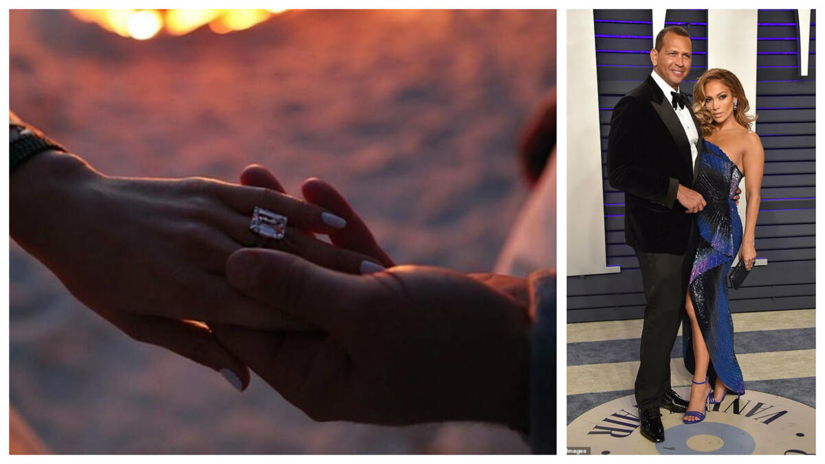 جنيفر لوبيز: قدم لاعب البيسبول السابق "أليكس رودريغيز" لممثلة ونجمة البوب خاتمًا مصنوعًا من الألماس يزن حوالي 15 قيراطًا ويبلغ سعره نحو مليون دولار.