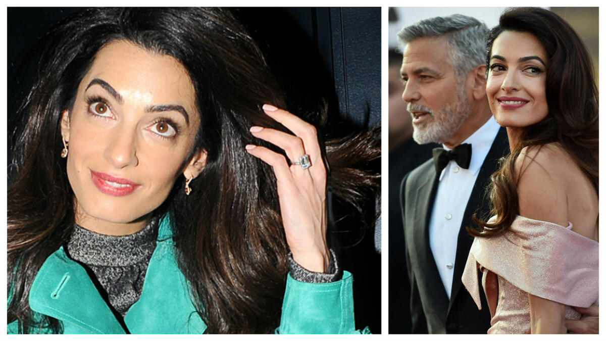 اللبنانية أمل علم الدين: بلغ ثمن خاتم خطوبة زوجة الممثل العالمي جورج كلوني حوالي 750 ألف دولار، وهو عبارة عن 7 قيراط من الزمرد وألماس مع 2 باغيت من كل جهة من الماس أيضًا.