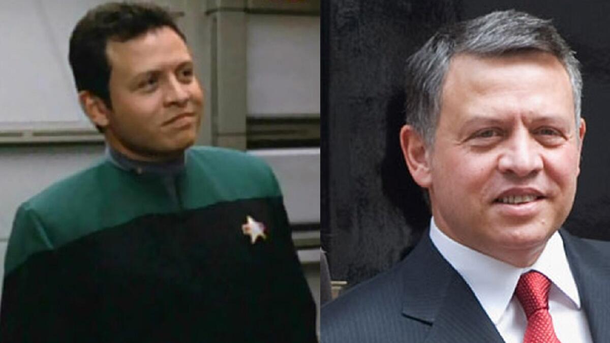 عرف عن الملك عبدالله الثاني حبه للقصص الخيالية واهتمامه بالأفلام، إذ ظهر كممثل ثانوي في إحدى حلقات مسلسل الخيال العلمي "ستار تريك: الرحالة" عام 1995، وأسس "معهد البحر الأحمر للفنون السينمائية" بالعقبة عام 2006.