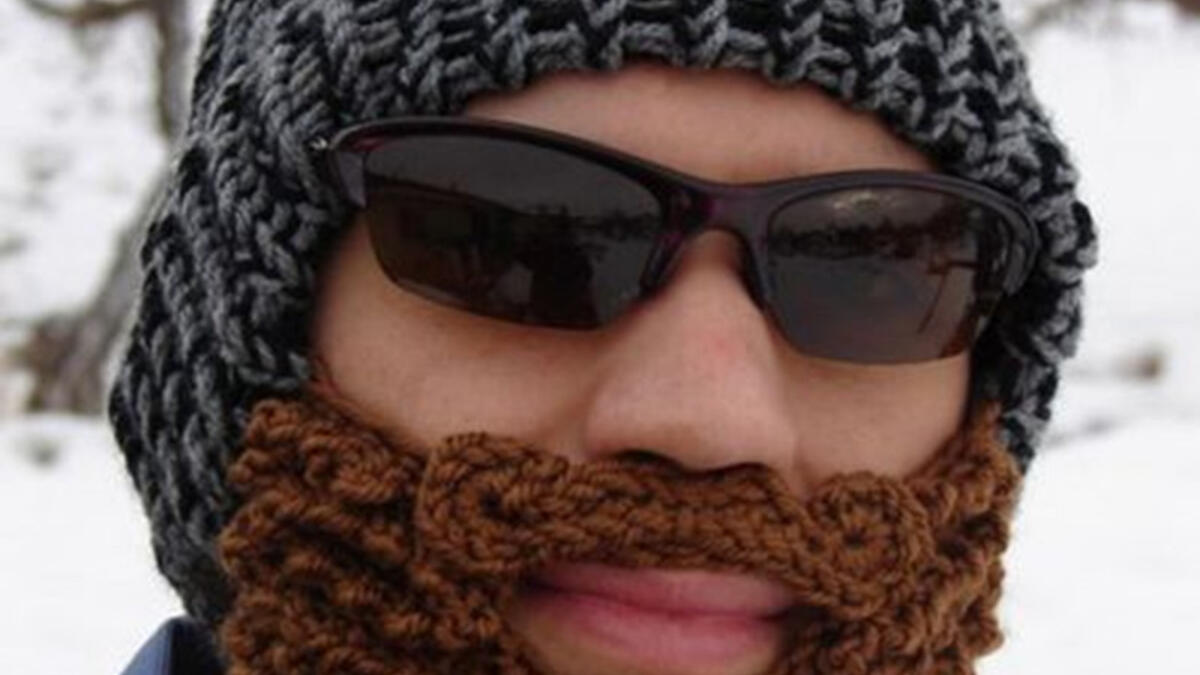 knitted beard