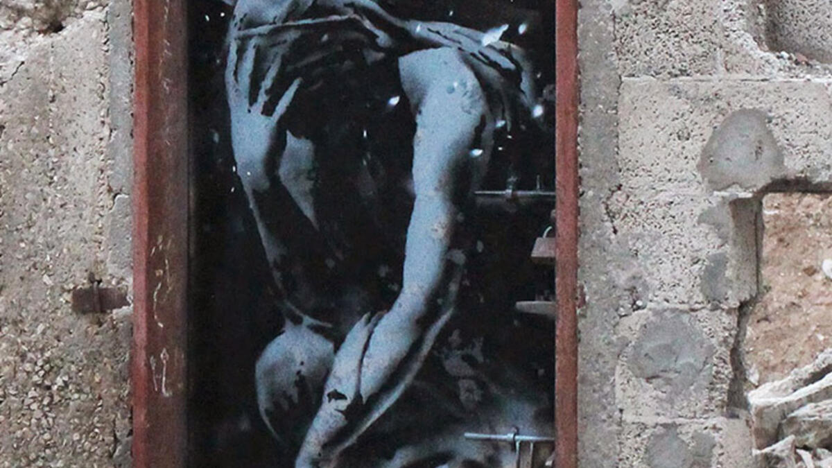 On his website, Banksy observes, “Gaza is often described as ‘the world’s largest open air prison’ because no-one is allowed to enter or leave. But that seems a bit unfair to prisons - they don’t have their electricity and drinking water cut off randomly almost every day."