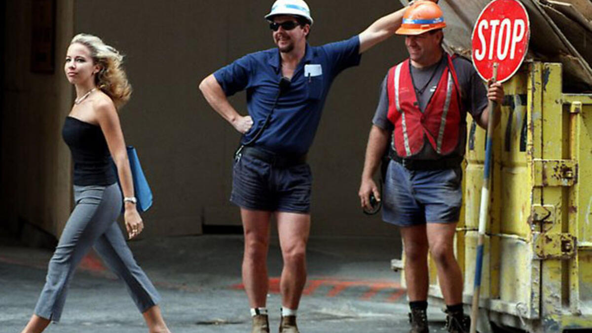 stop sign builders wolf-whistling