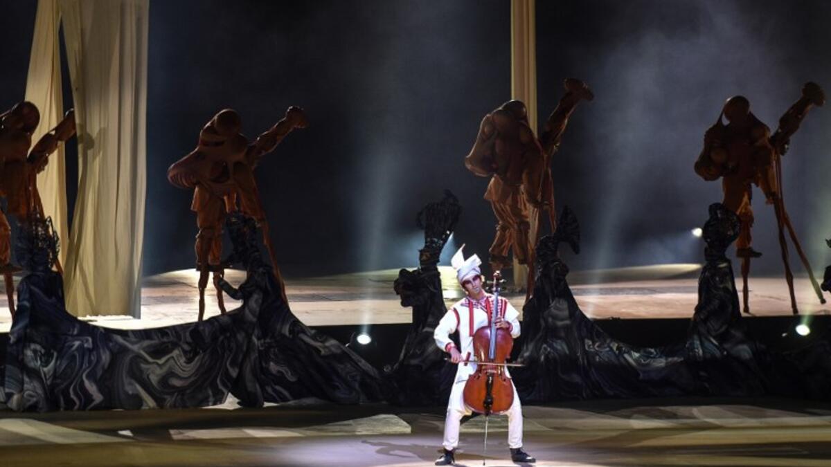 Cirque Du Soleil performs in Riyadh. (FAYEZ NURELDINE / AFP)