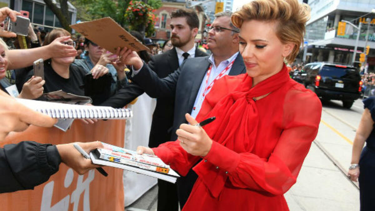 الممثلة الأمريكية سكارليت جوهانسون