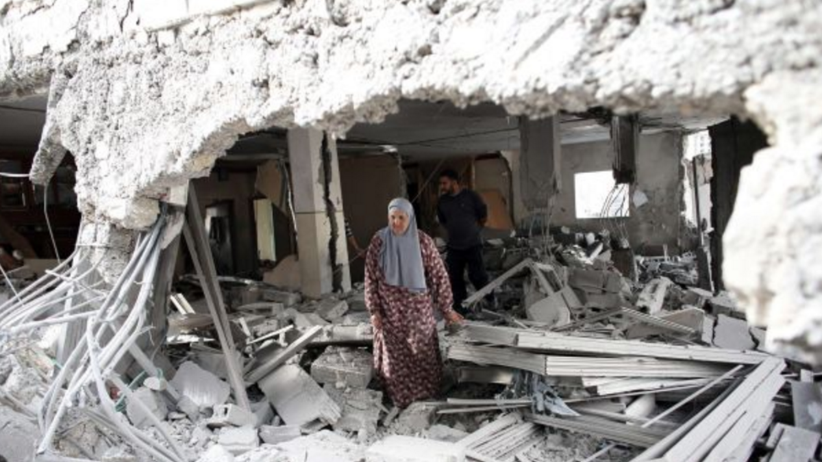 "You are like a Palestinian home to me. I will stand in front of you and protect you, and rebuild you when you fall." Cute, but depressing.