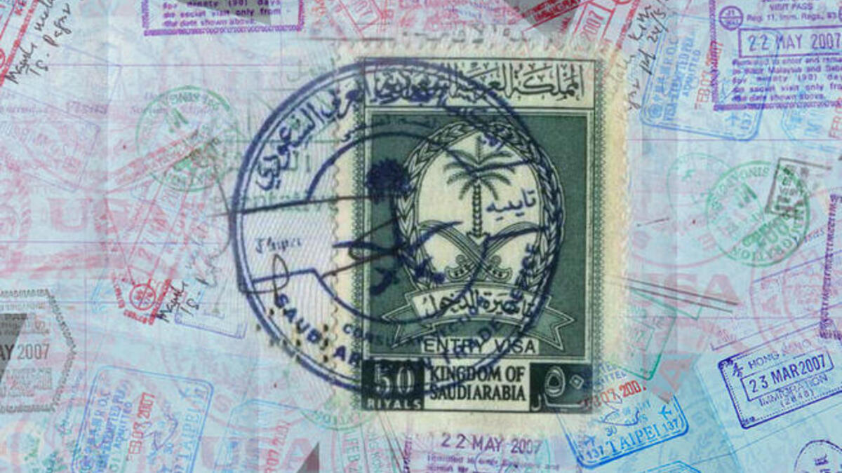 saudi entry stamp