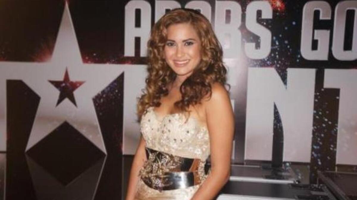 Manal Malat Lebanese singing sensation Arabs Got Talent final