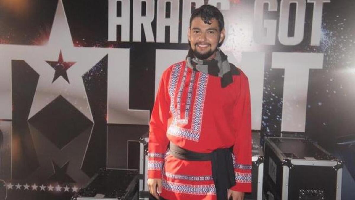 Maxim Shami sings his heart out for Arabs Got Talent final