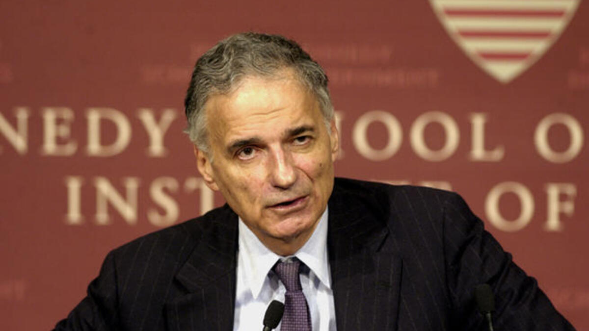 Ralph Nader speaks Arabic