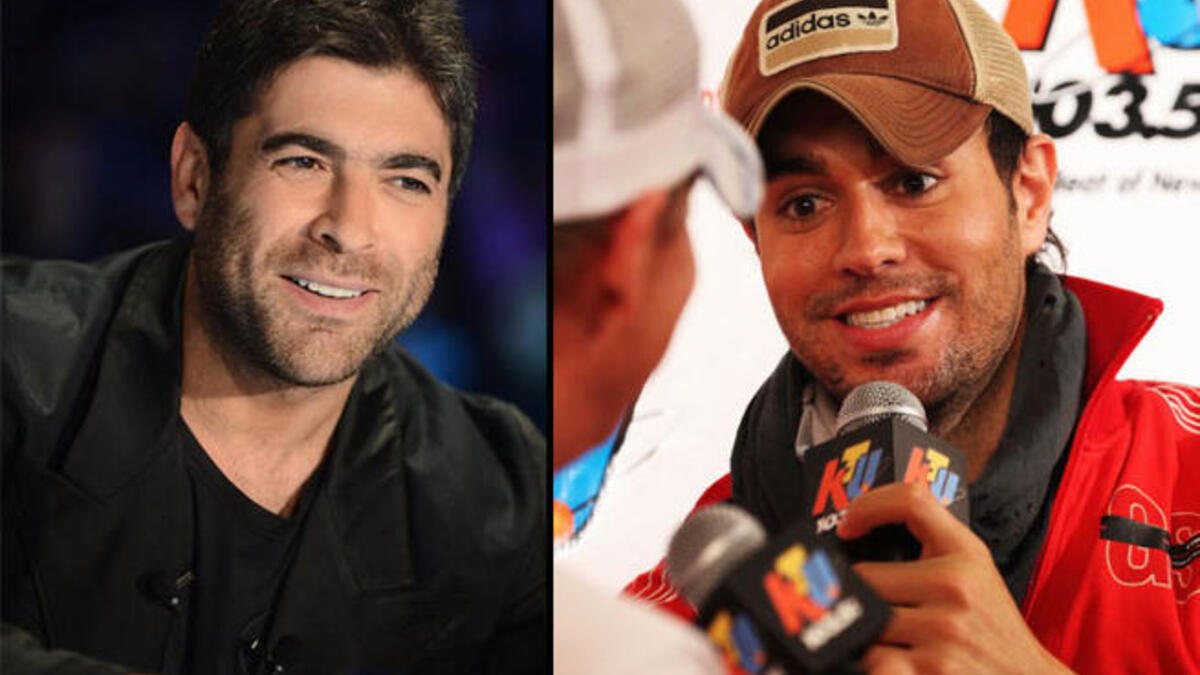 Si, si, we think Enrique Iglesias is as sultry as X Factor star Wael Kfoury, but you be the judge. The charismatic musical talents have a widespread fan base across the region and beyond. We also think they look like twins! What do you think?