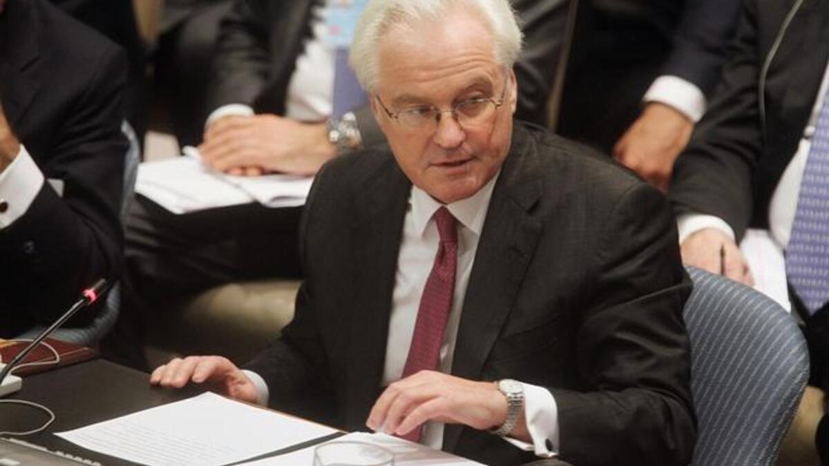 Russia uses veto to block Syria sanctions.