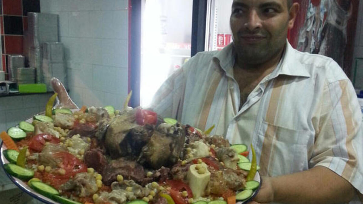 egypt rice with rabbit and duck