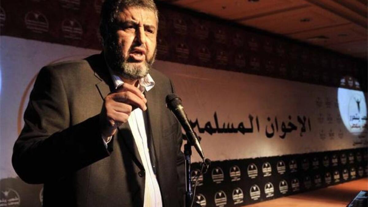 Khayrat El-Shater Bassem Youssef