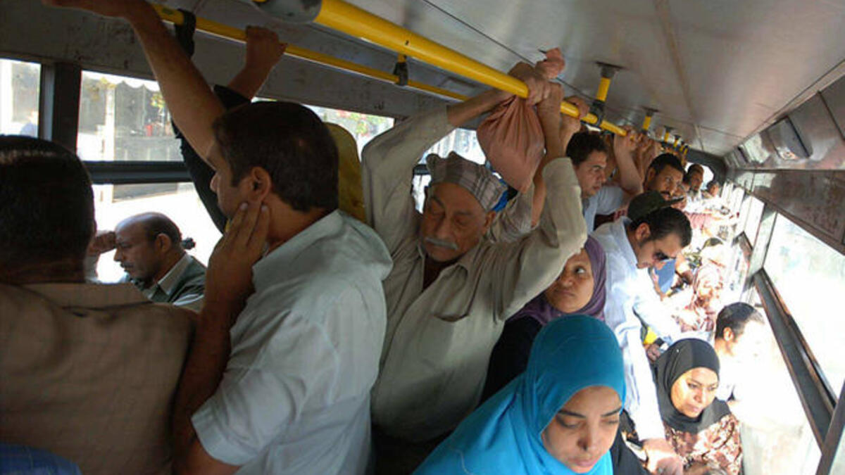 crowded bus