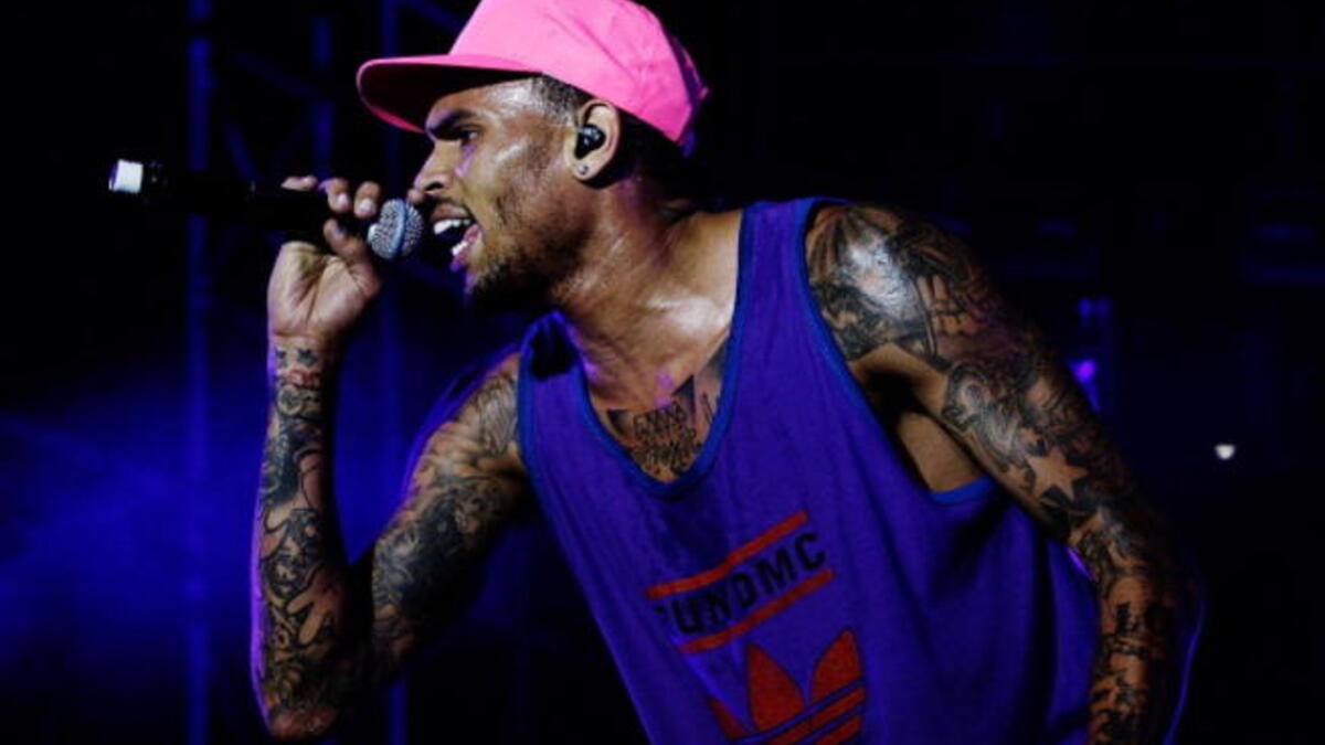 chris brown dubai celebrities