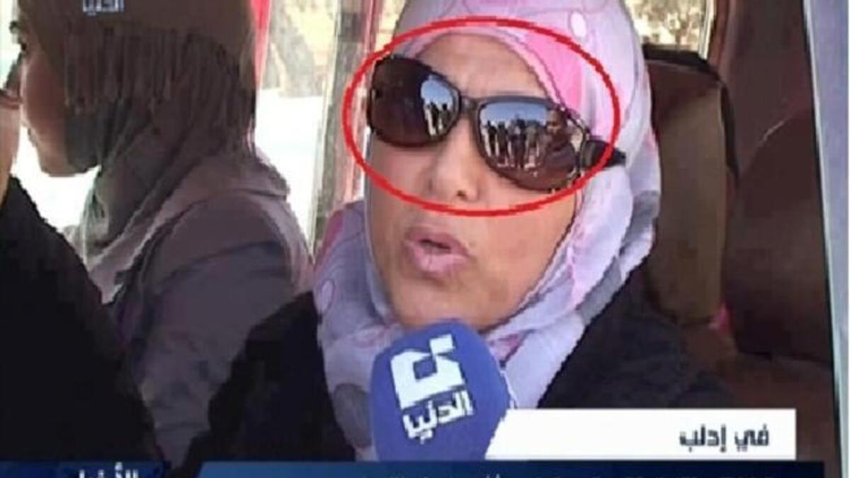 الشبيحة في عدسات النظارة