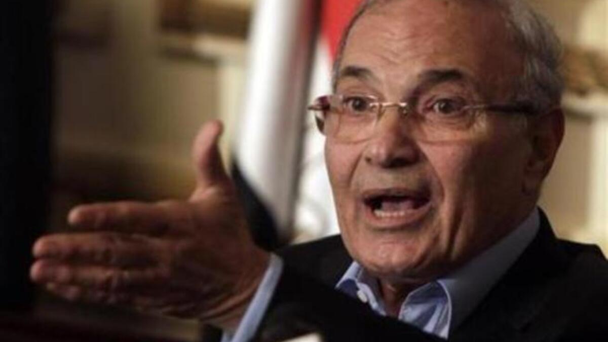 رئيس الوزراء السابق أحمد شفيق