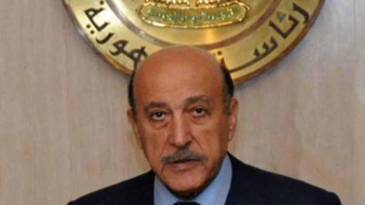 عمر سليمان رئيس المخابرات العامة المصرية