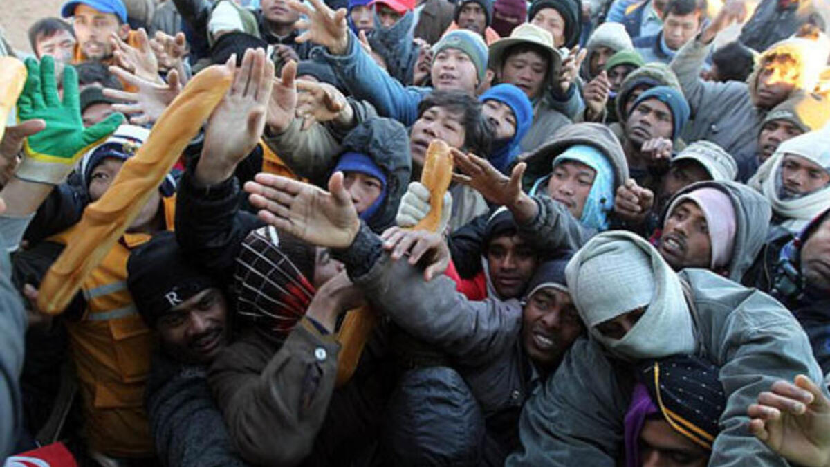 Egyptians are still hungry and frightened