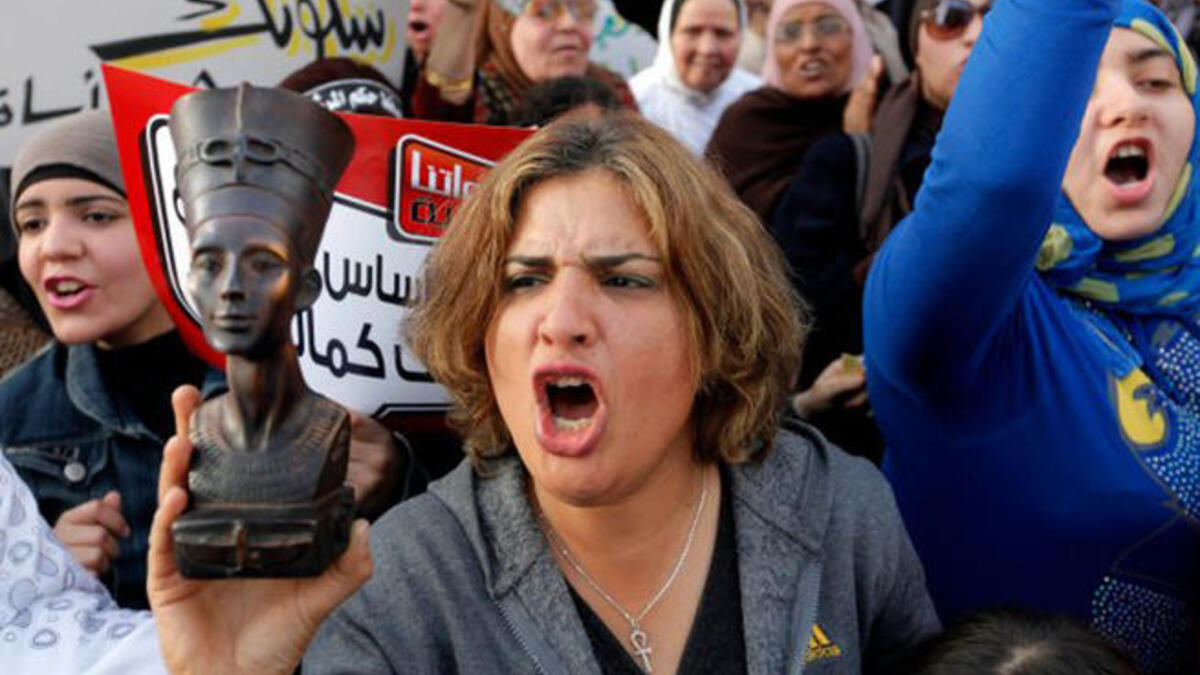 Women’s rights: The old constitution did not outlaw gender discrimination. The new constitution fixed that by committing the state to achieving gender equality. The Salafists protested this clause saying it could open up the door to (God forbid) female members of Parliament. The conservatives were shut down, and the inclusive clause was approved.