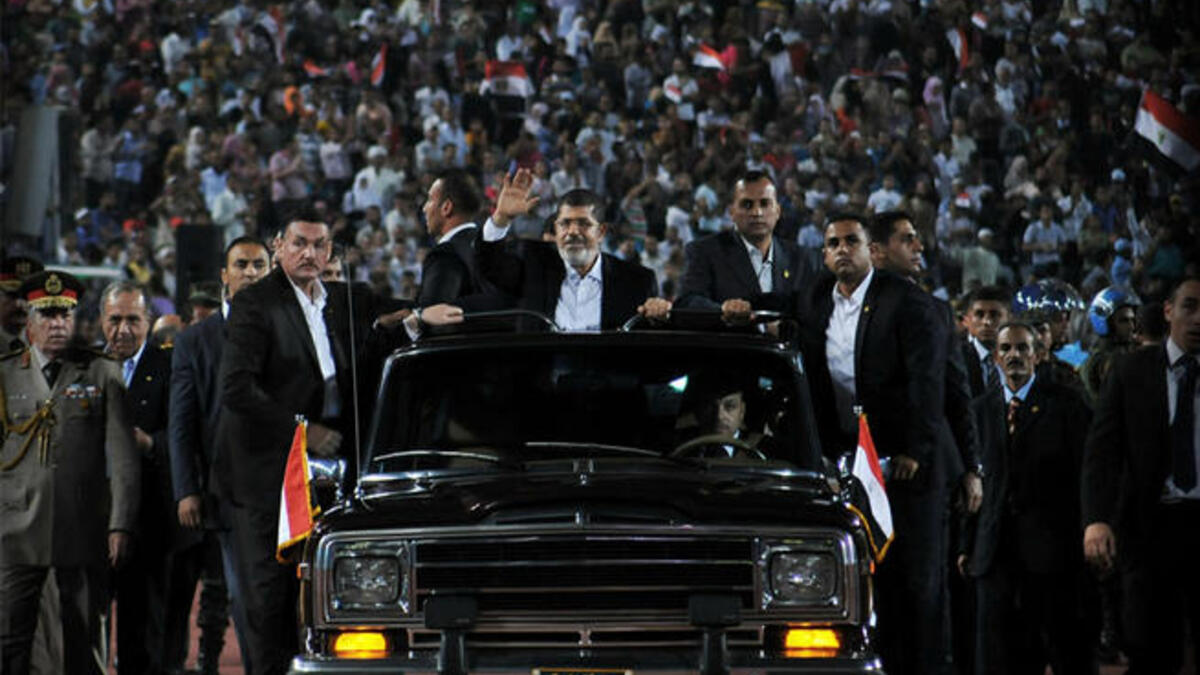 Morsi rides high on the glory of power