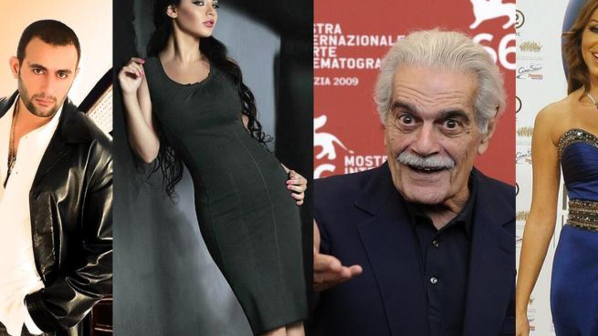 Scandals: Razanne Maghrabi scandalized Lebanon with her lewd video that showed her behaving badly. Omar Sharif's slap-shocker as he struck a journalist; 'Qamar' sued Jamal Marwan, 'Melody's' Chief, and got acquitted, as mother of his baby, from his subsequent reprisal. 
Ahmad il Saqa was accused of stealing lands belonging to the Egyptian State.