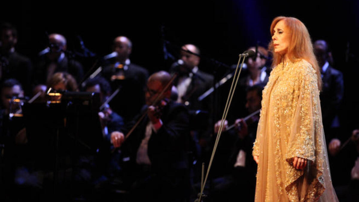 The legendary singer Fairuz made an appearance  for all her fans gathered in Amsterdam, during the
 "Netherlands Music and Arts Festival."