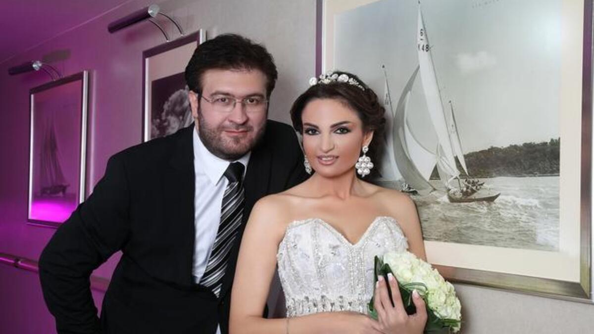The media Industry is celebrating the wedding of both media figures, journalists, Princess Rania Shehab and Samir Saaaati.
