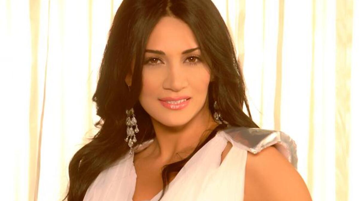 The Lebanese singer Diana Haddad