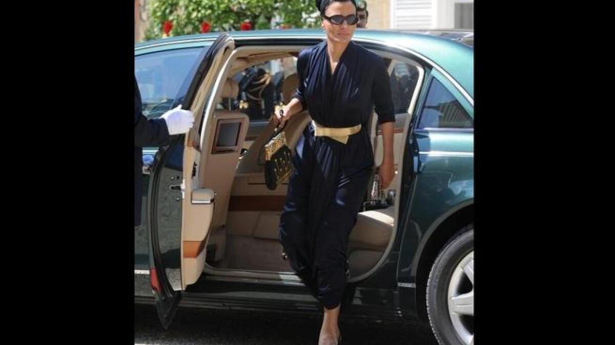 A wardrobe to match her achievements, she is one of the world’s richest women. Comparisons have been made with Jackie Onassis, and she is hailed as a queen of fashion in European fashion circles.