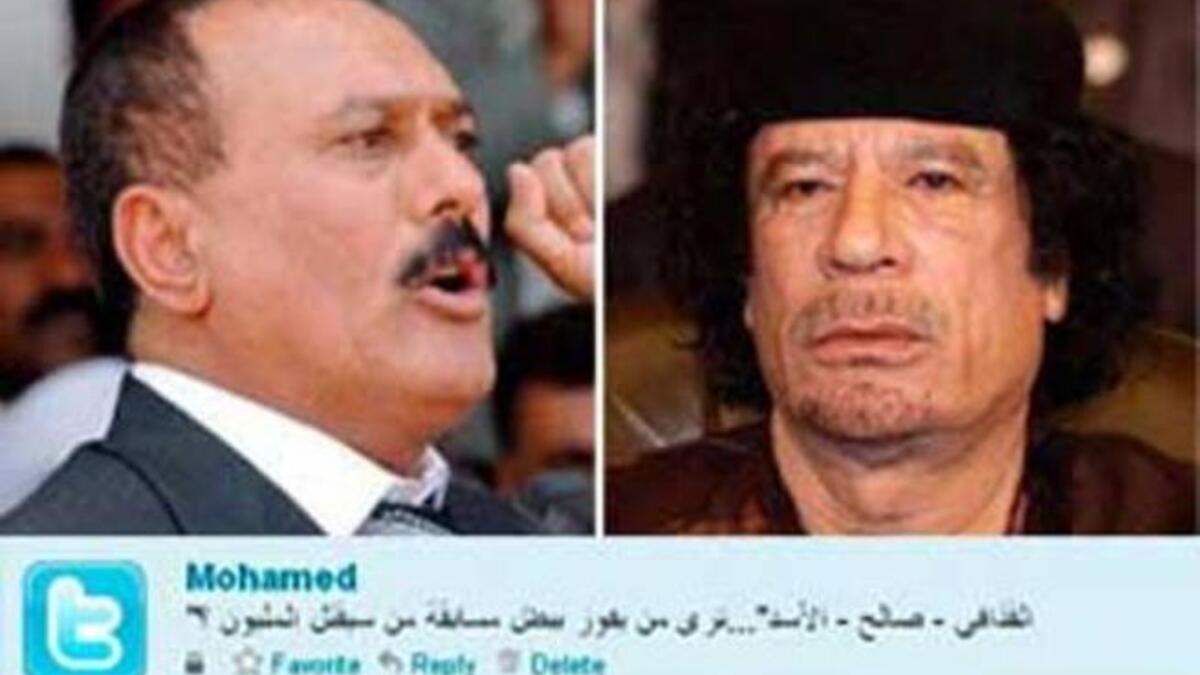 Legendary quiz show ‘Who Wants be a millionaire’ has  evolved in the Arab world to Who is gonna KILL  a million, rather than who is gonna WIN a million. Spoof contest set up on Twitter between al Assad, Abdullah-Saleh and Gaddafi.