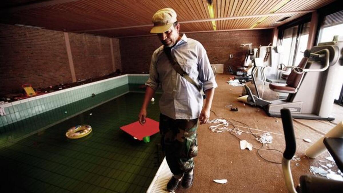 في منزل هانيبال القذافي: صور لما يعتقد بأنه مكان مخصص للعب أولاد هانيبال.