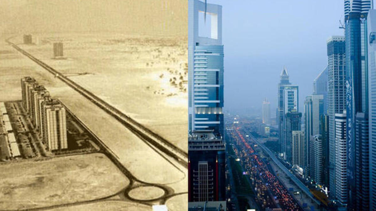 Dubai then and now